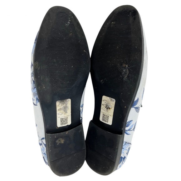 ASOS DESIGN loafers in blue floral print and snaffle detail Men’s 8.5 - Picture 11 of 13
